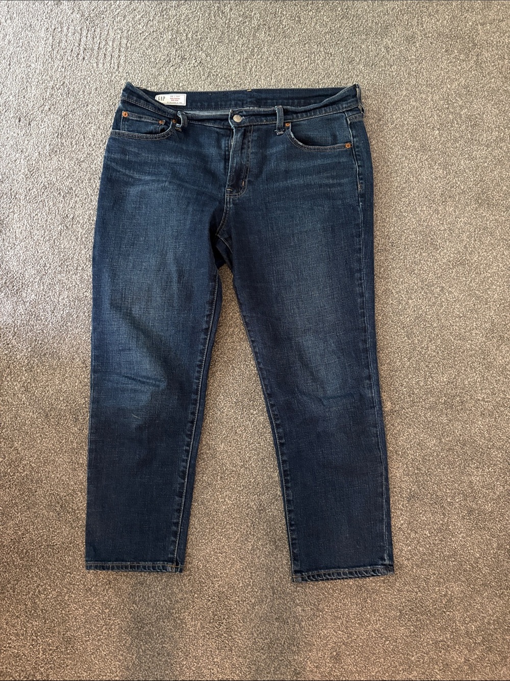 GAP Dark Blue Ankle Crop Jeans - Picture 1 of 3